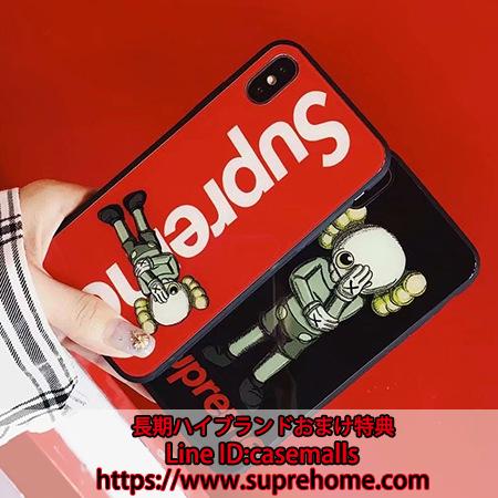 SUPREME IPHONEX ガラスケース 鏡面